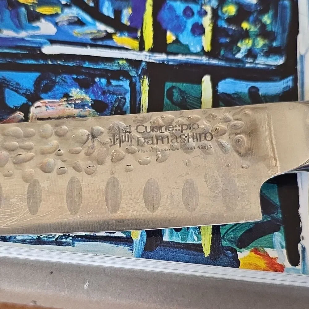 Cuisine::pro Damashiro 8 in Chef's Knife Damascus, Wood Handle